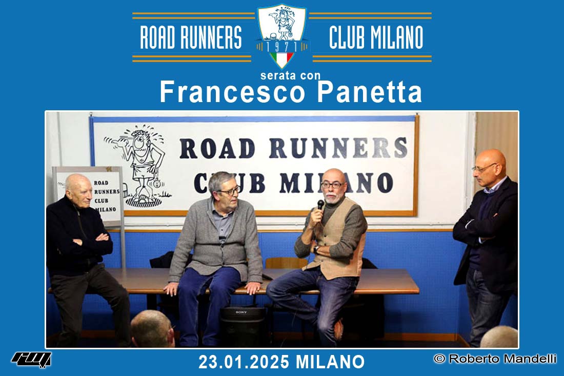 23.01.2025 Road Runners Club Milano – Serata con Francesco Panetta
