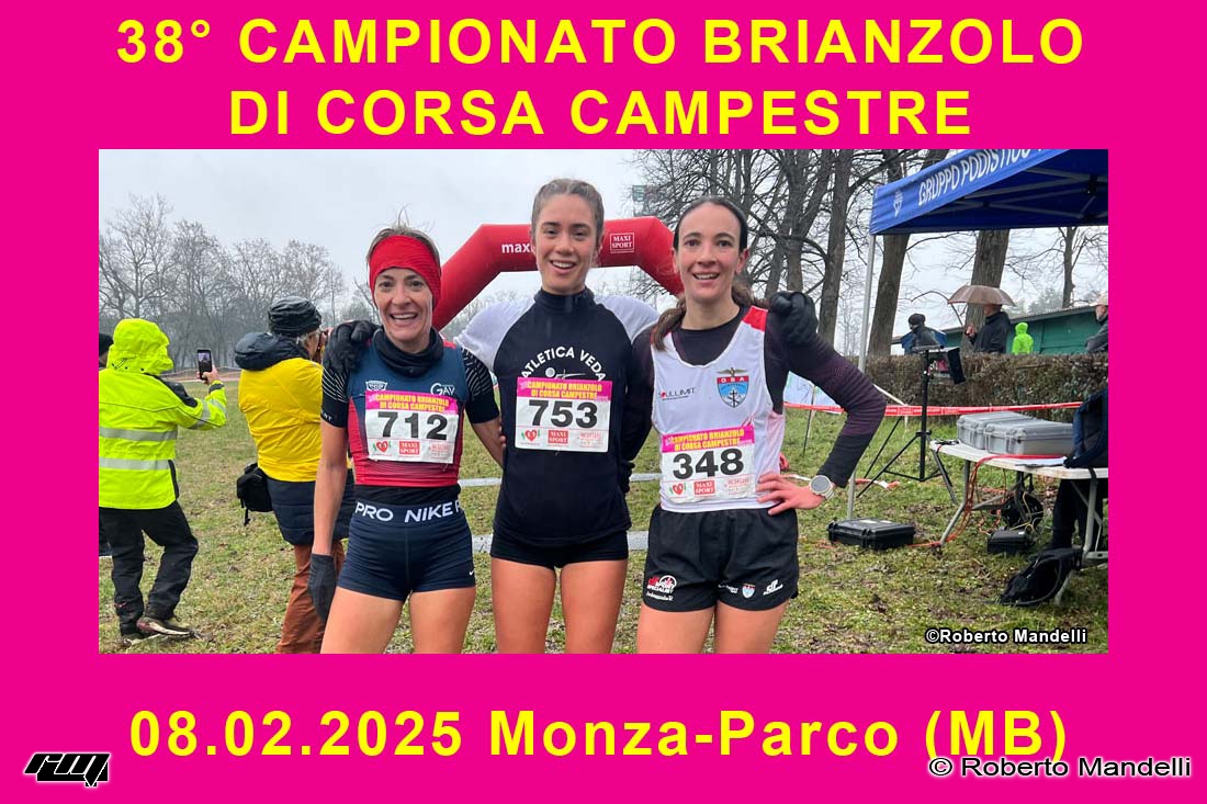 08.02.2025 Parco di Monza (MB) – 4^ prova Campionato Brianzolo di Corsa Campestre