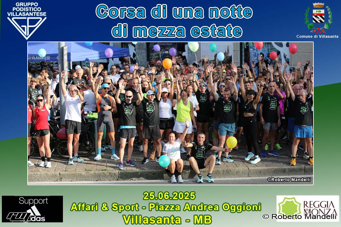 25.06.2025 Villasanta (MB) – Corsa di una notte di mezza estate