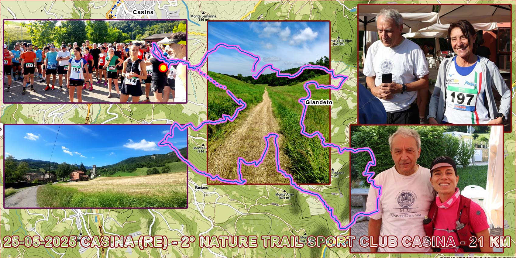 25.05.2025 Casina (RE) – 2° NATURE TRAIL SPORT CLUB CASINA – 21 km