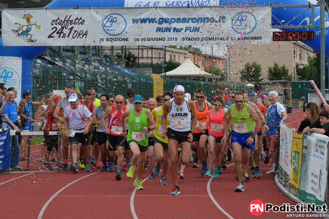 08.06.2019 Saronno (VA) – 36^ Staffetta 24 x 1 Ora