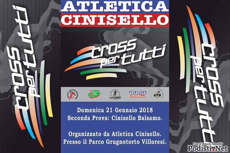 21.01.2018 Cinisello Balsamo (MI) – 2^ Tappa circuito Cross per Tutti