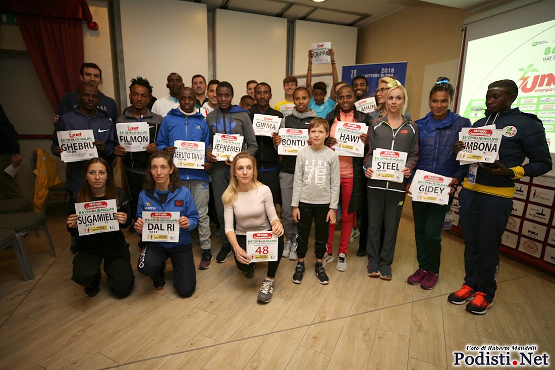 10.02.2018 San Vittore Olona (MI) – Presentazione atleti 86^ Cinquemulini Cross Country Internazionale – Foto di Roberto Mandelli