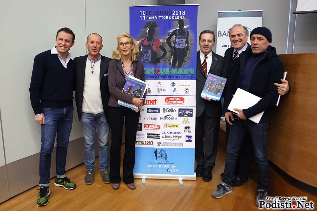 06.02.2018 Milano (BPM) – Conferenza Stampa di Presentazione della 86^ Cinque Mulini Cross Country Internazionale